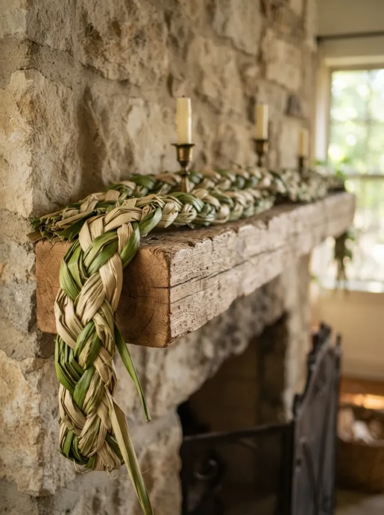 Braided Palm Fronds - 15 Palm Sunday Decorations to Make Your Home Feel Warm