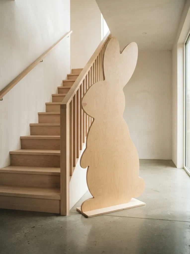 Bunny Cutout Display - 22 Modern Easter Decor Ideas for a Fresh Spring Look
