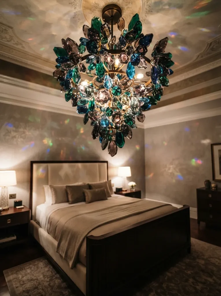 Deep Teal Area Rug - 19 Jewel Tone Bedroom Ideas for a Luxe Cozy Retreat