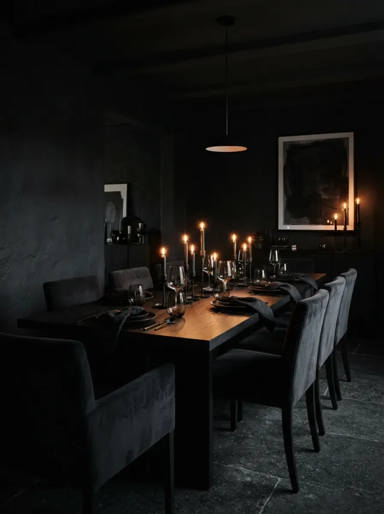 Eclipse Black Palette - 20 Moody Dining Room Ideas That Feel Bold and Inviting