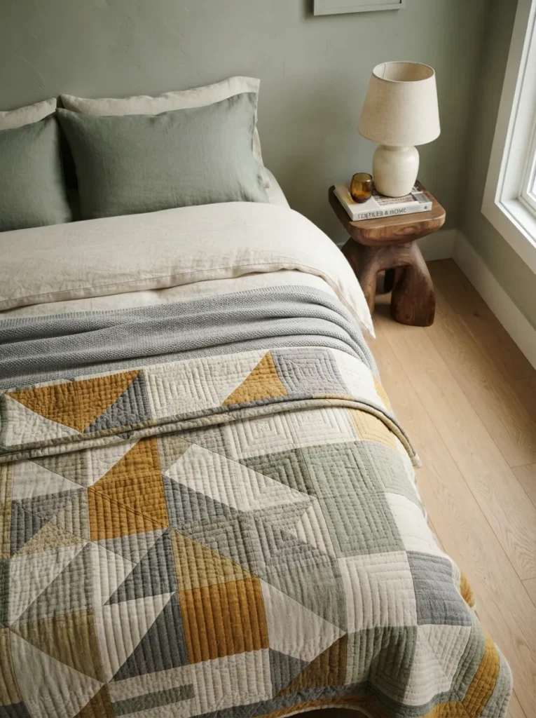 Edison Bulb Lighting - 22 Sage Green Bedroom Ideas for a Calm Modern Retreat