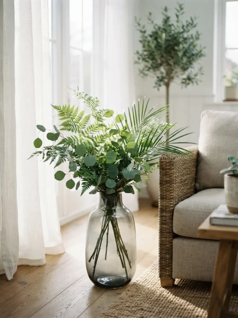 Fern Eucalyptus Mix - 15 Palm Sunday Decorations to Make Your Home Feel Warm