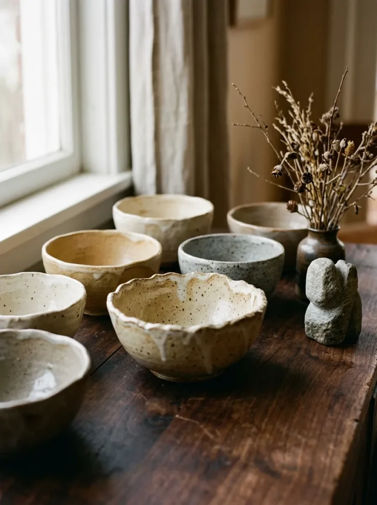 Handcrafted Ceramic Bowls - 23 2026 Home Decor Trends to Refresh Your Space