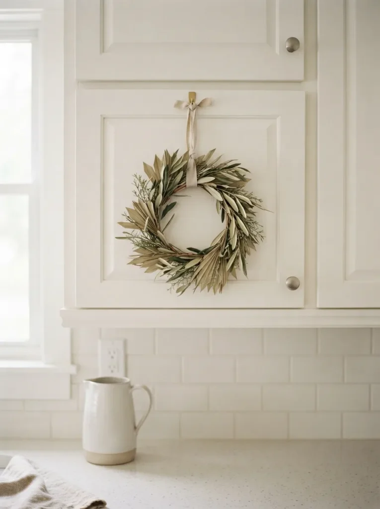 Kitchen Cabinet Wreath - 15 Palm Sunday Decorations to Make Your Home Feel Warm