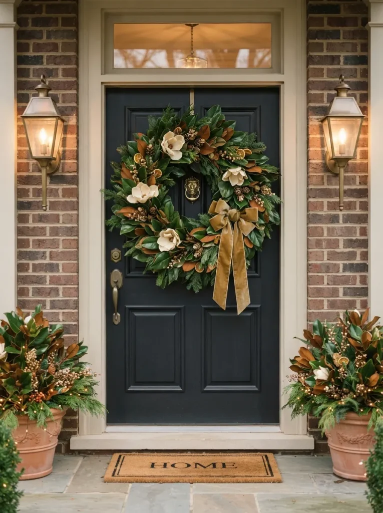 Magnolia Christmas Wreath