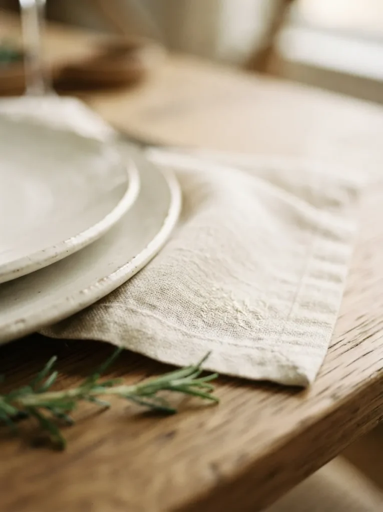 Monogrammed Napkins - 20 Spring Table Decor Ideas for a Fresh Seasonal Setting