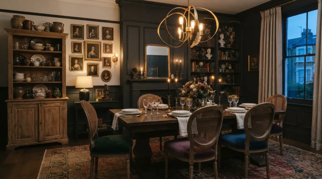 20 Moody Dining Room Ideas That Feel Bold and Inviting - Inspired Decoration