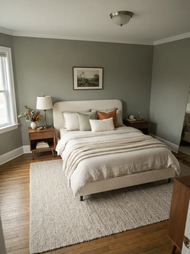 October Mist Paint - 22 Sage Green Bedroom Ideas for a Calm Modern Retreat
