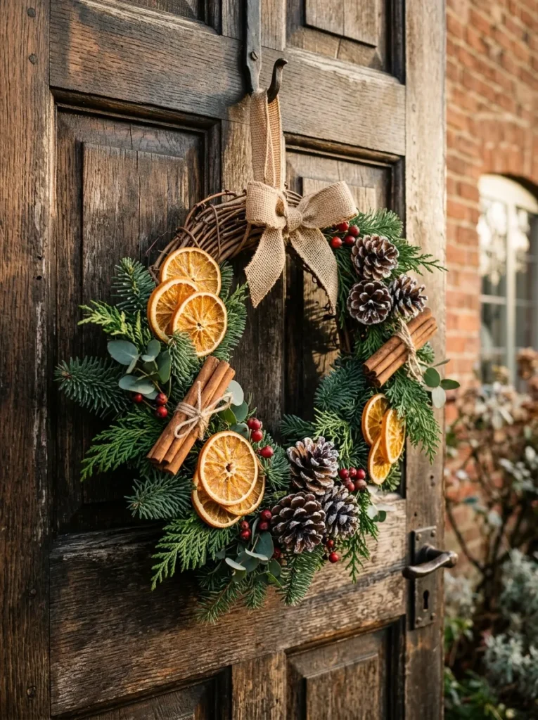 Orange Slice Wreath