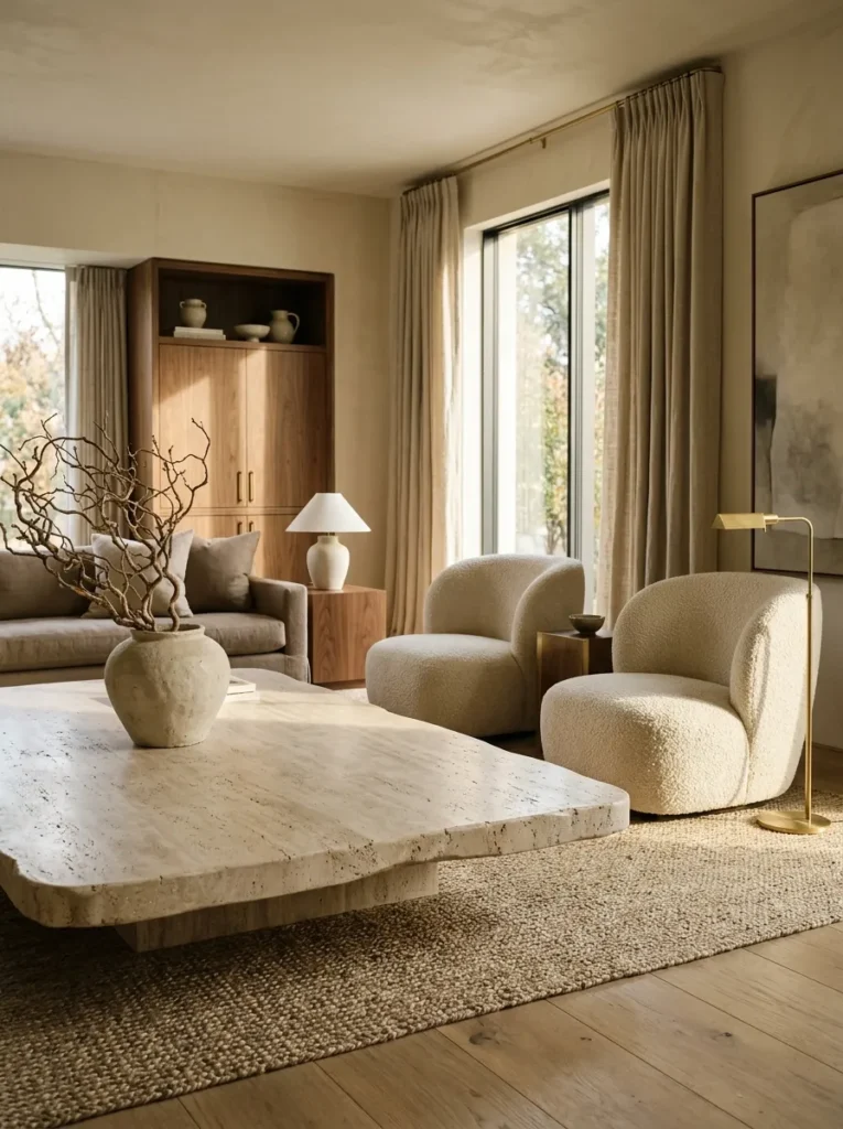 Organic Luxe Style For 2026 Home Decor Trends - 23 2026 Home Decor Trends to Refresh Your Space