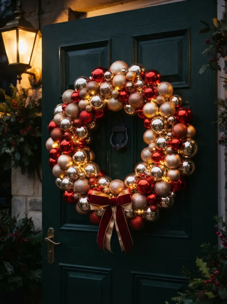 Ornament Ball Wreath