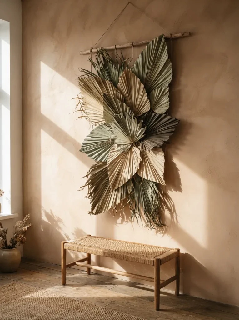 Palm Leaf Wall Hanging - 15 Palm Sunday Decorations to Make Your Home Feel Warm