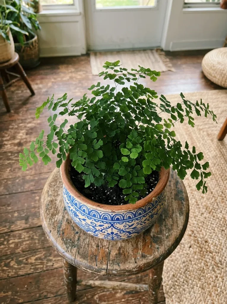 Retro Blue Pattern - 18 Pot Painting Ideas for a Fun Creative Home Project