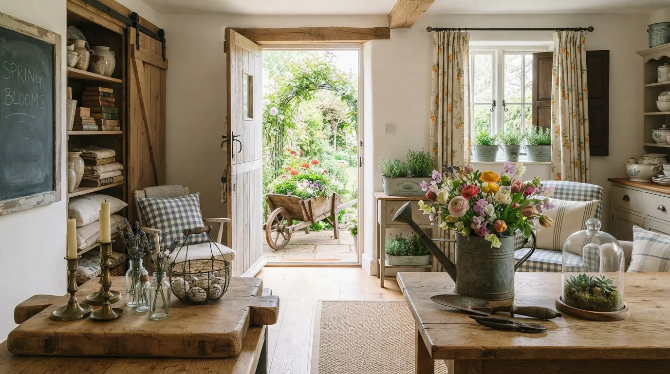 17 Rustic Spring Decor Ideas for a Cozy Farmhouse Feel - Inspired Decoration