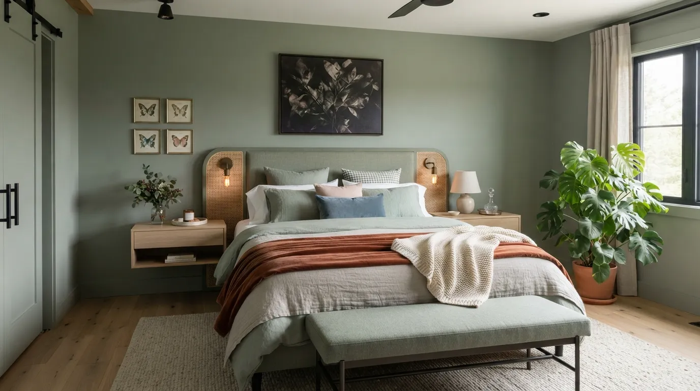 22 Sage Green Bedroom Ideas for a Calm Modern Retreat - Inspired Decoration