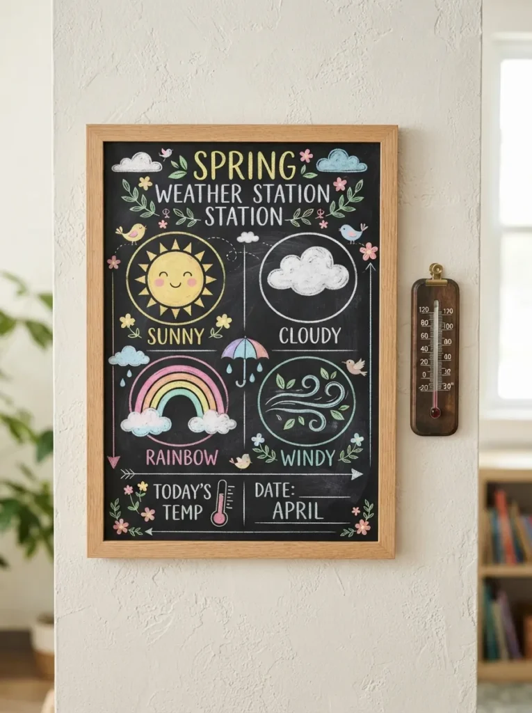 Spring Alphabet Learning - 20 Spring Chalkboard Ideas That Are Cute and Easy