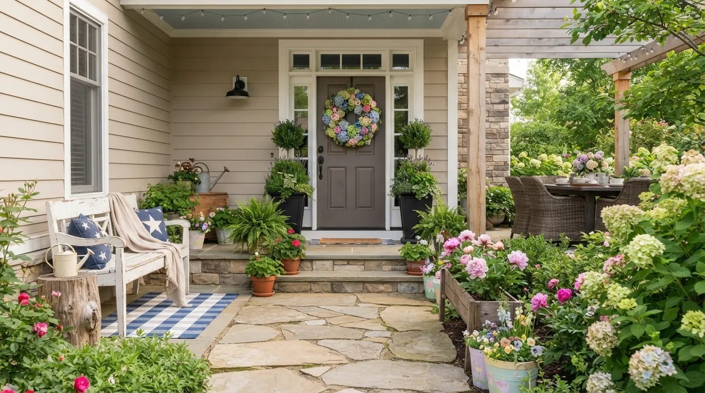 22 Spring Front Porch Decor Ideas to Welcome the Season - Inspired Decoration