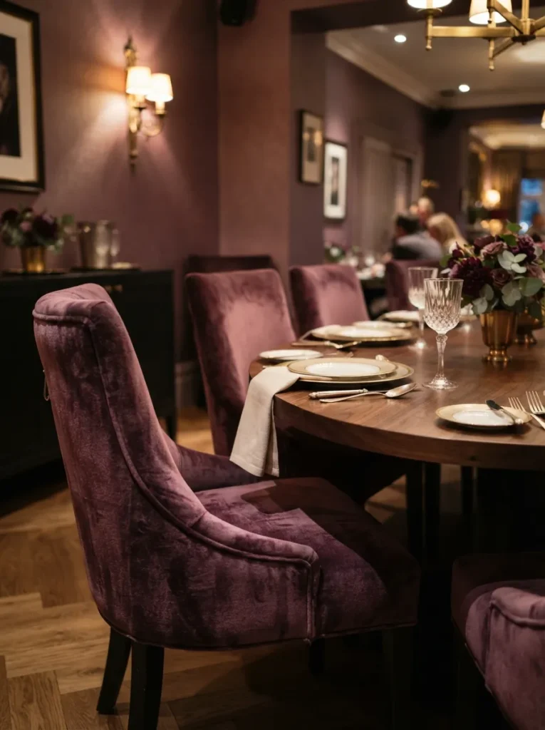 Velvet Plum Palette - 20 Moody Dining Room Ideas That Feel Bold and Inviting