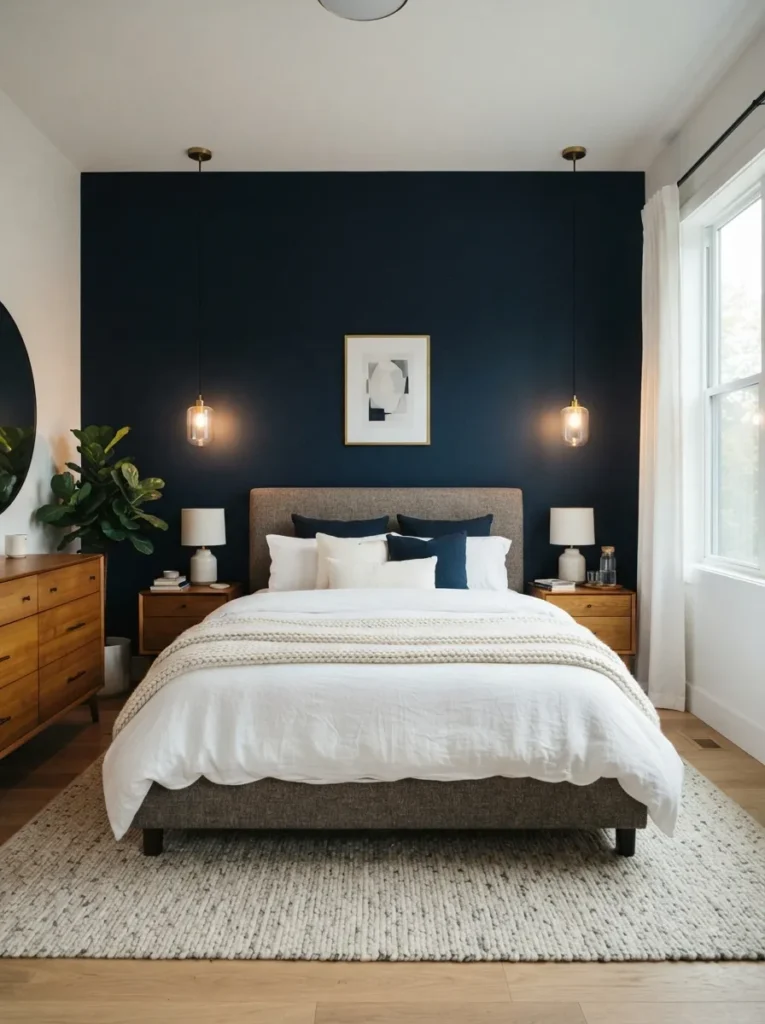Velvet Statement Chair - 19 Jewel Tone Bedroom Ideas for a Luxe Cozy Retreat
