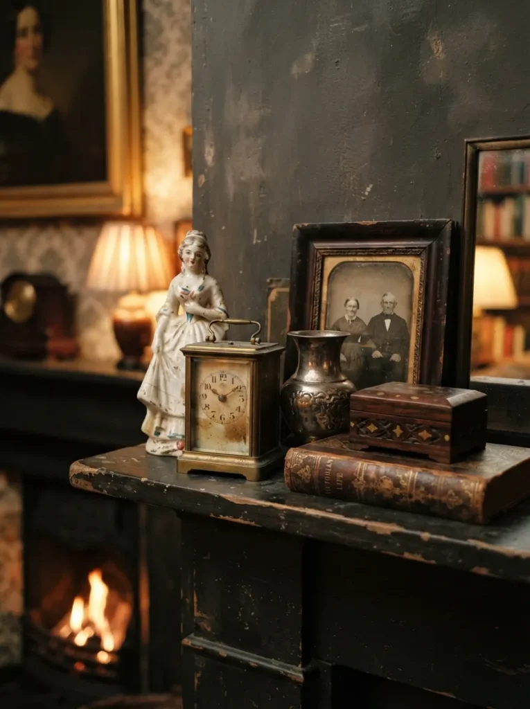 Vintage Cluster Styling - 21 Year Round Mantle Decor Ideas for a Timeless Look