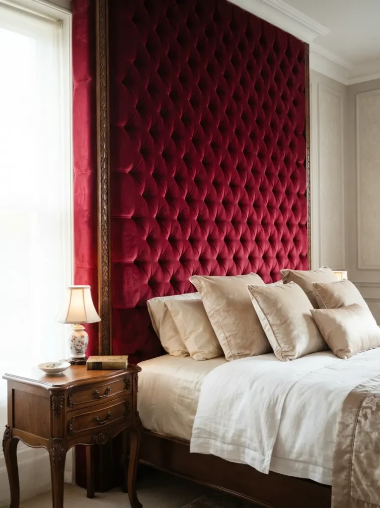 Walnut Wood Paneling - 19 Jewel Tone Bedroom Ideas for a Luxe Cozy Retreat