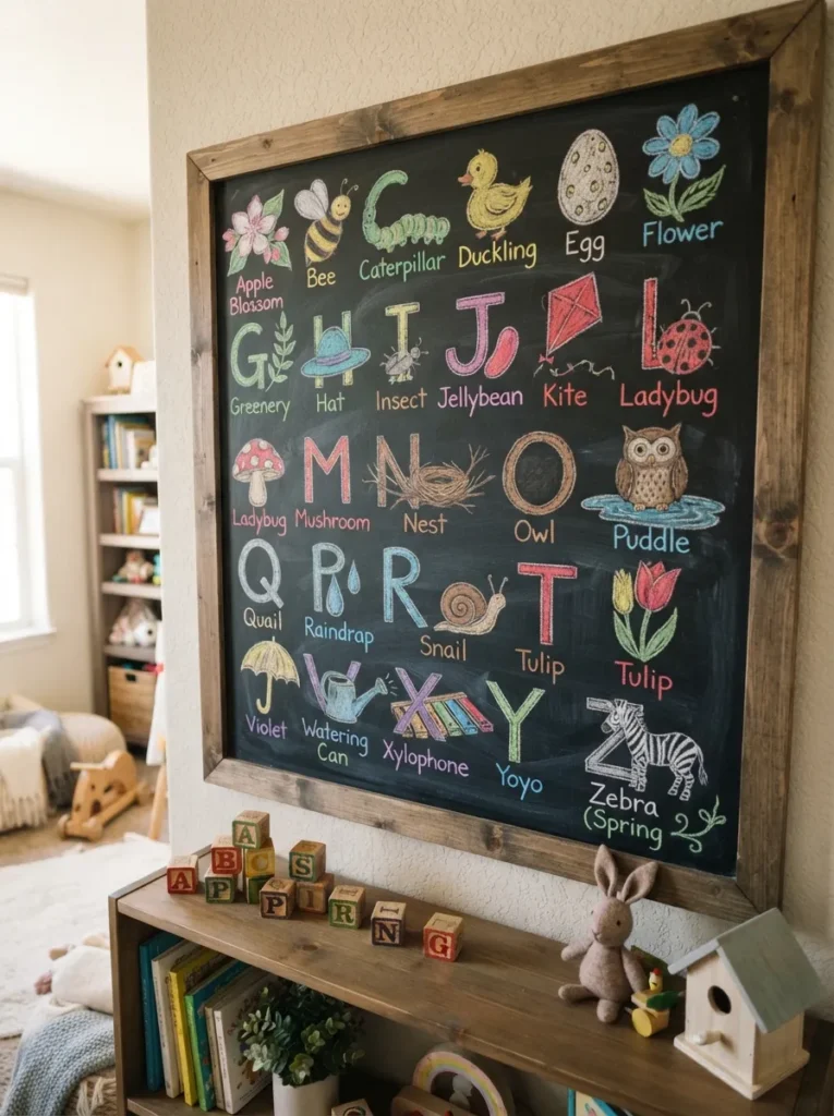 Weather Symbol Board - 20 Spring Chalkboard Ideas That Are Cute and Easy