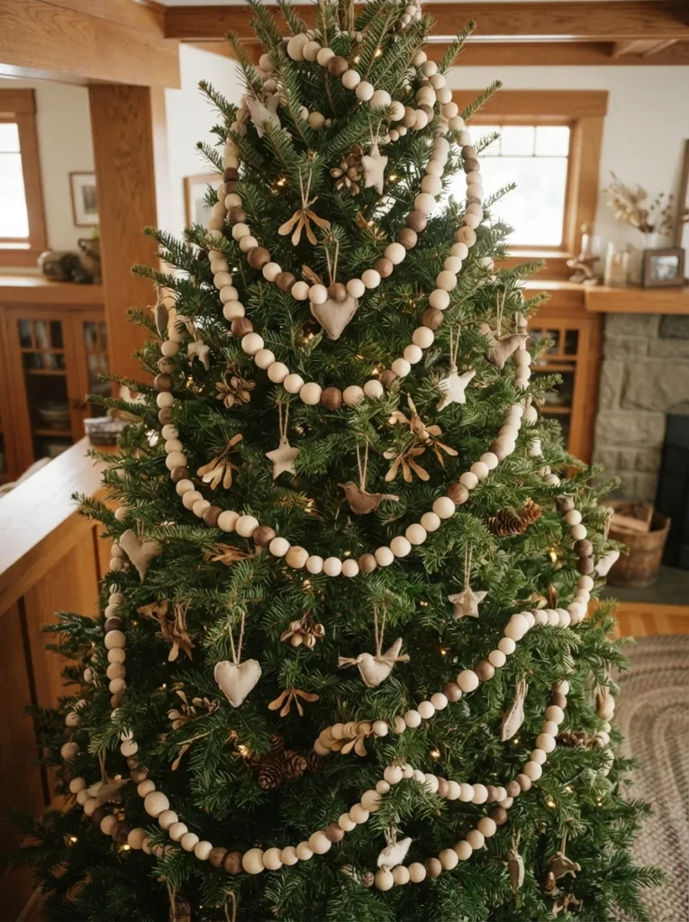 Wood Bead Garland - 20 Christmas Tree Trends 2026 You'll Want to Try Now