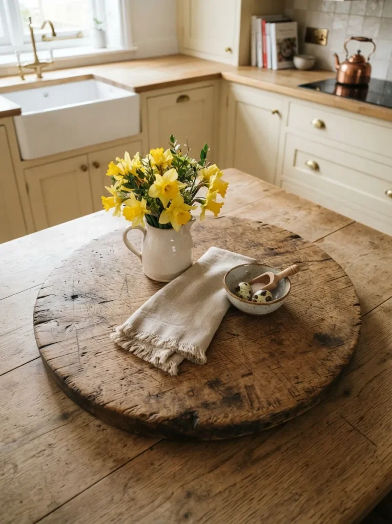 Wooden Cheeseboard Base - 17 Rustic Spring Decor Ideas for a Cozy Farmhouse Feel