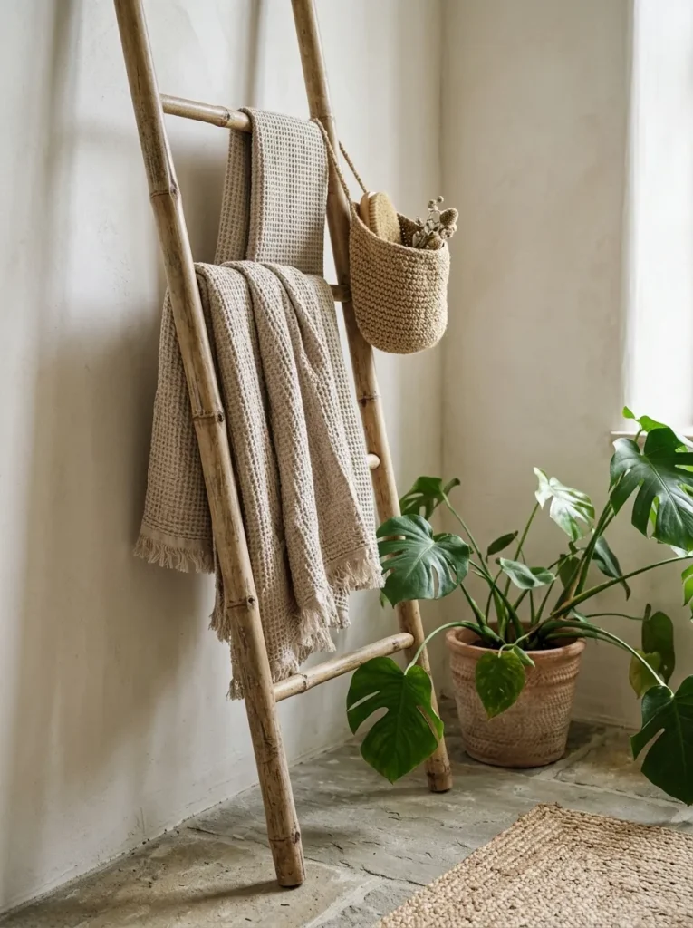 Bamboo Storage Ladder