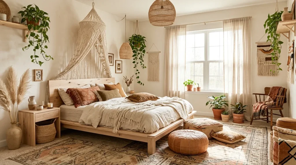 Boho Style Bedroom Ideas