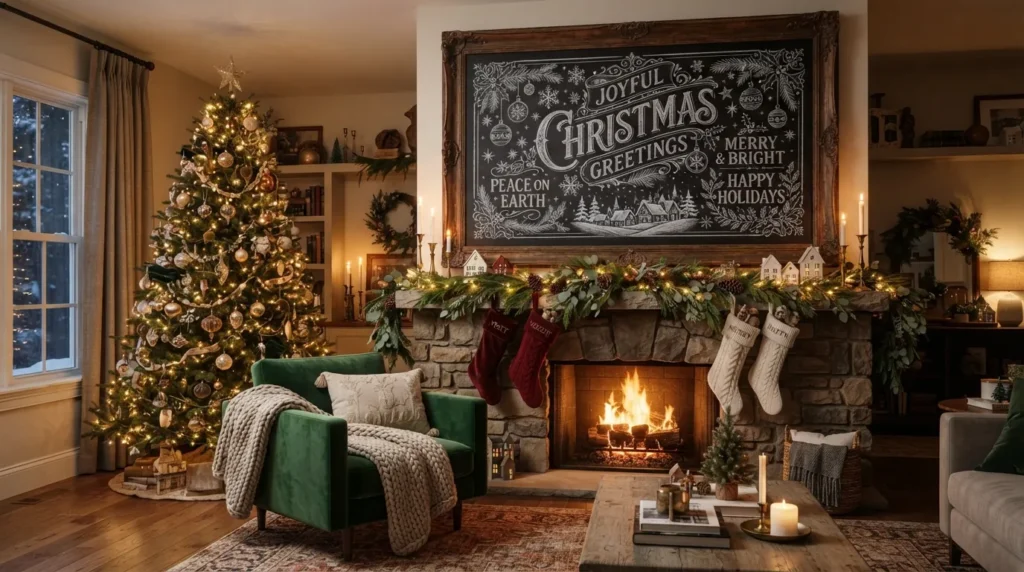 Christmas Chalkboard Art Ideas