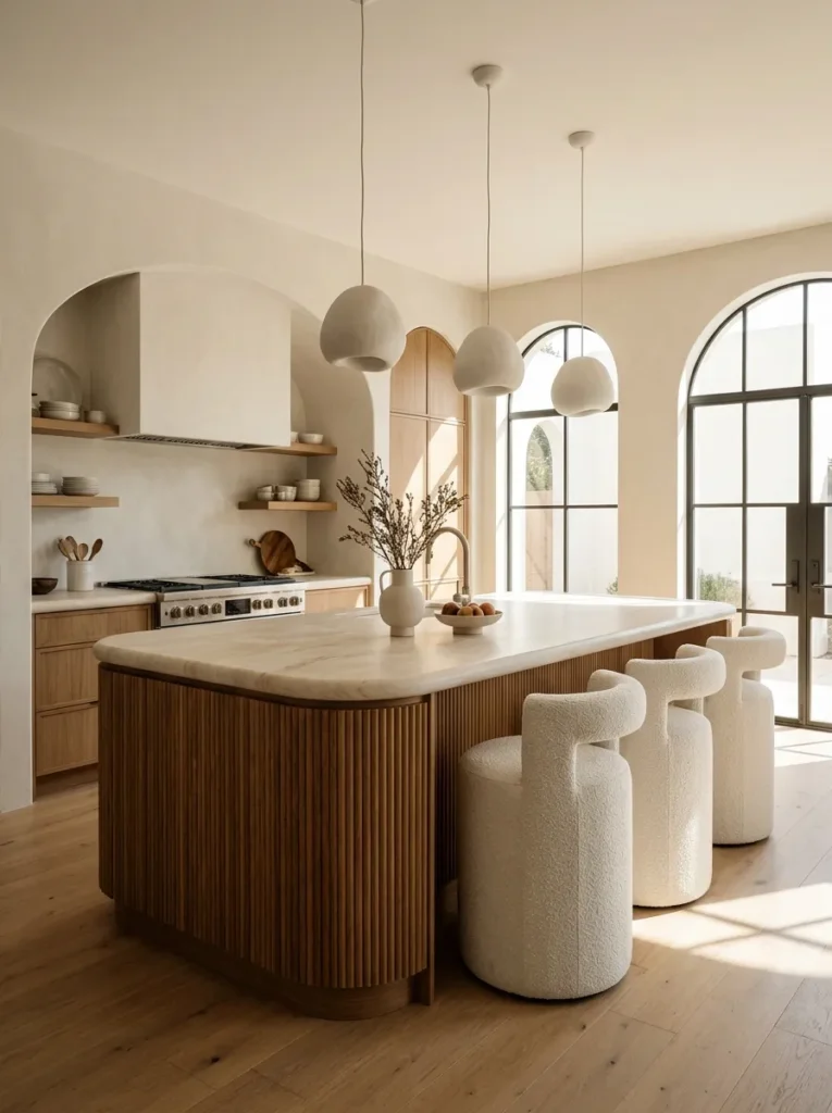 Curved Kitchen Details