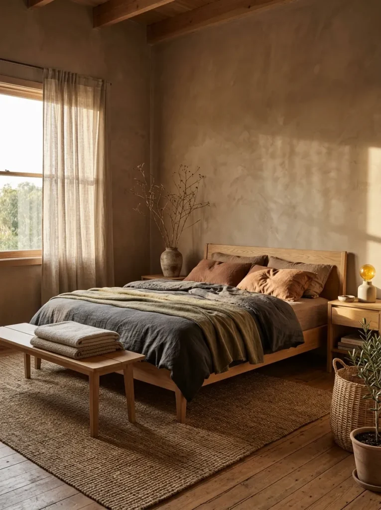 Earthy Bedroom Palette