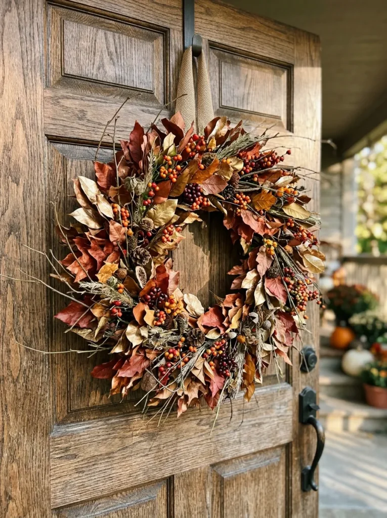 Fall Leaf Wreath