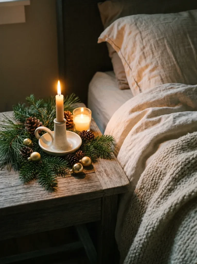 Festive Bedside Candles