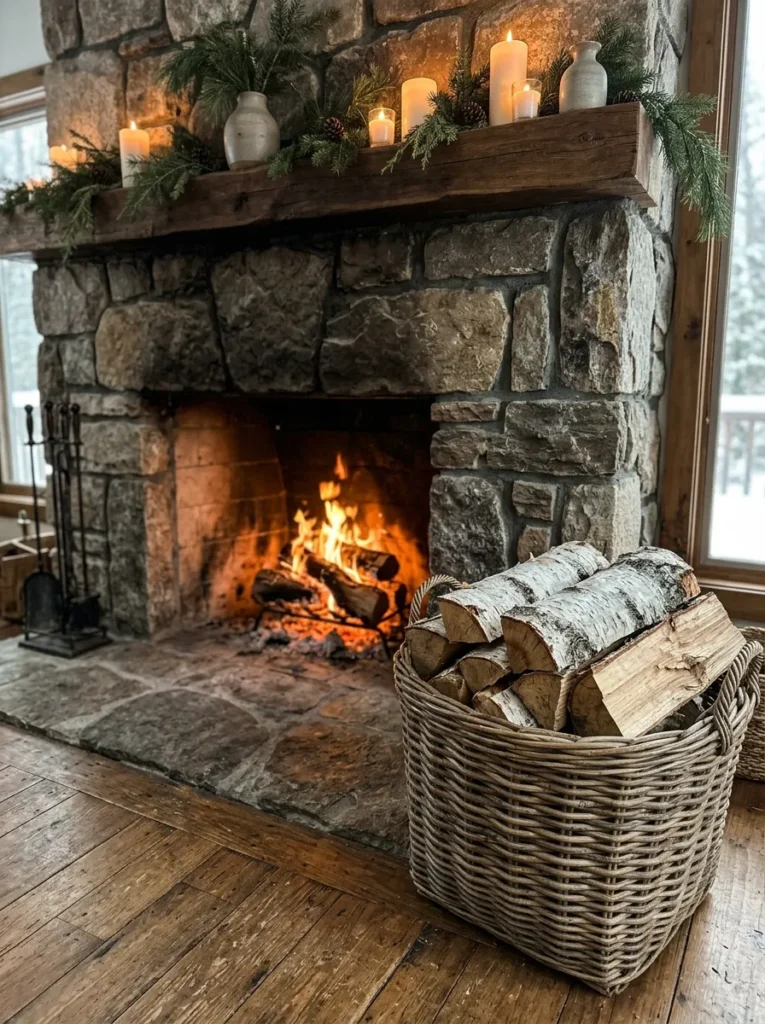 Firewood Basket Display