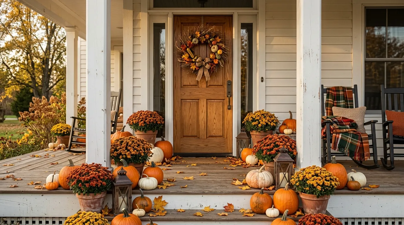 Front Porch Fall Decor Ideas