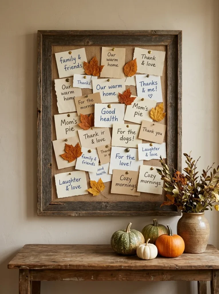 Gratitude Wall Display