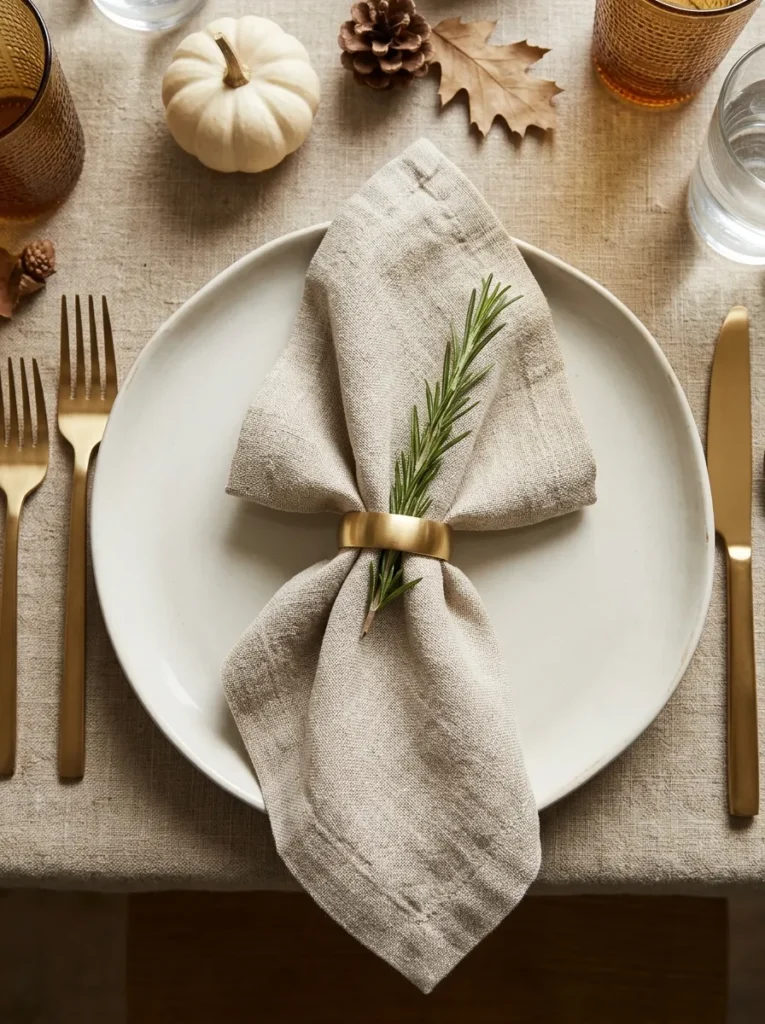 Modern Napkin Fold