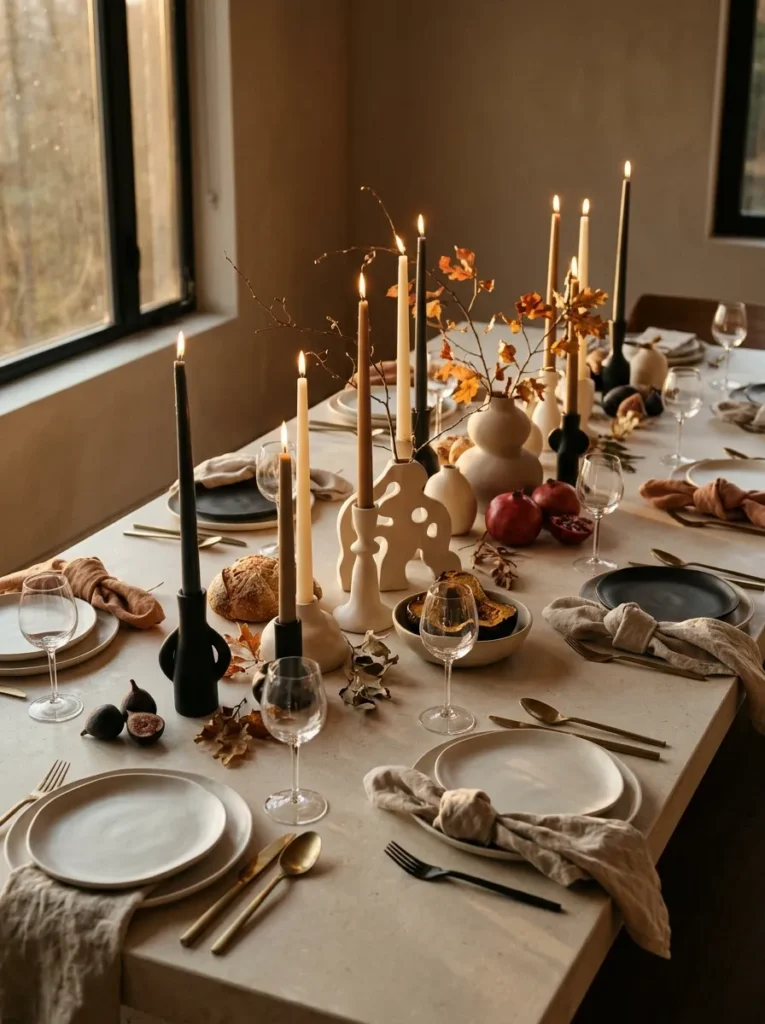 Modern Table Candles