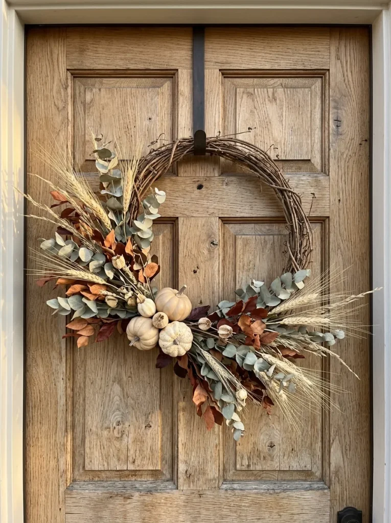 Modern Thanksgiving Wreath