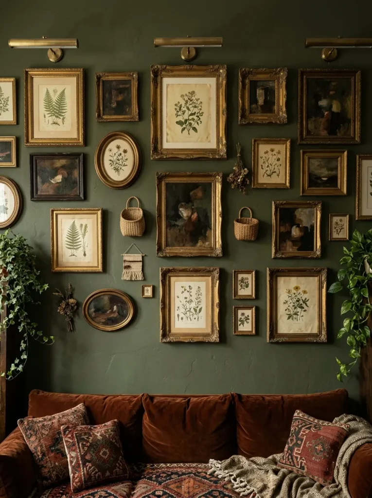 Moody Gallery Wall