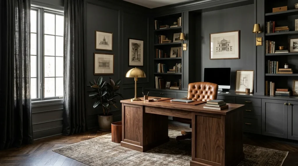 Moody Home Office Ideas