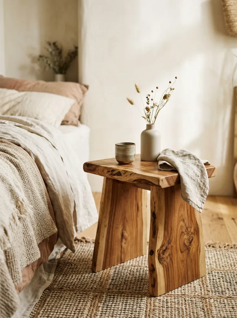Natural Wood Stools