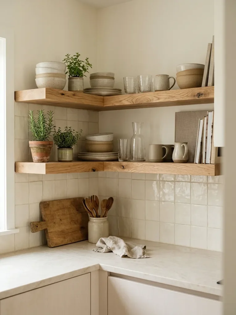 Open Kitchen Shelving