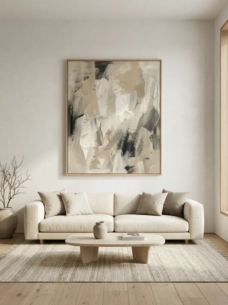Oversized Abstract Artwork