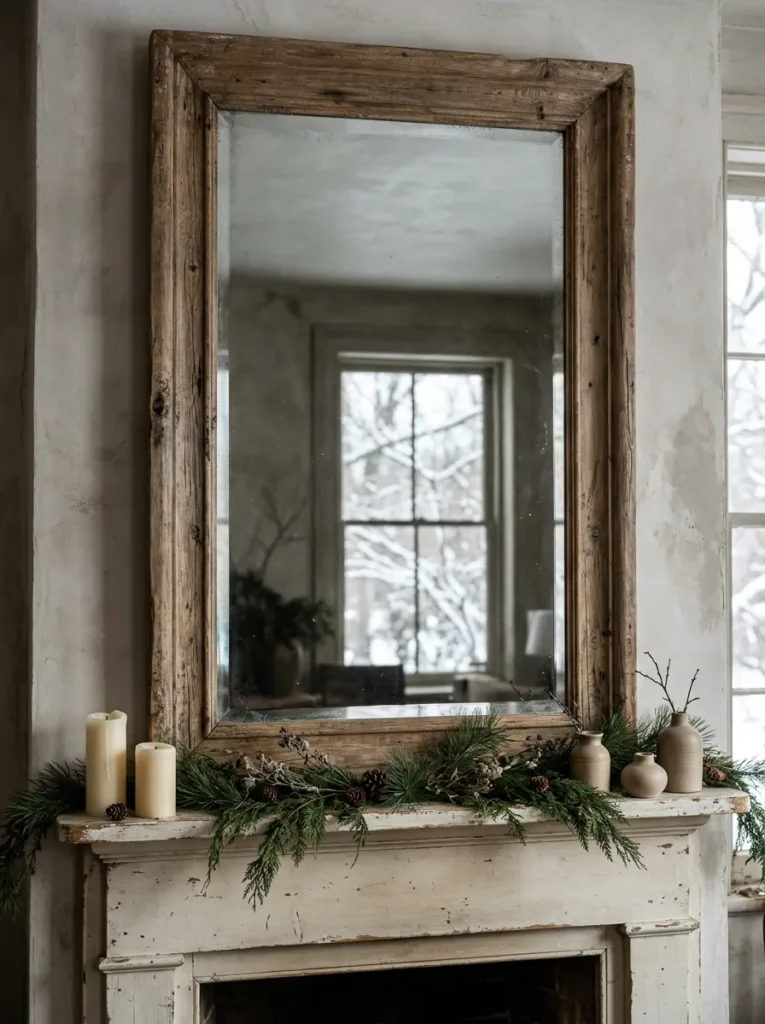Oversized Winter Mirror