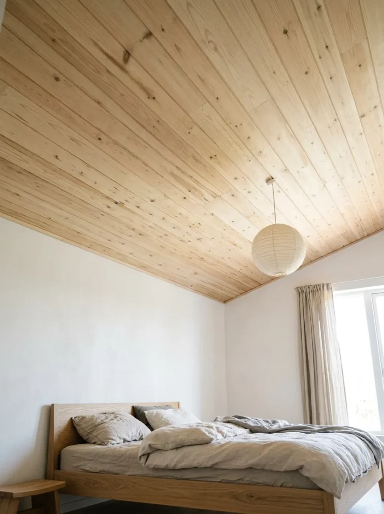 Pale Wood Ceiling
