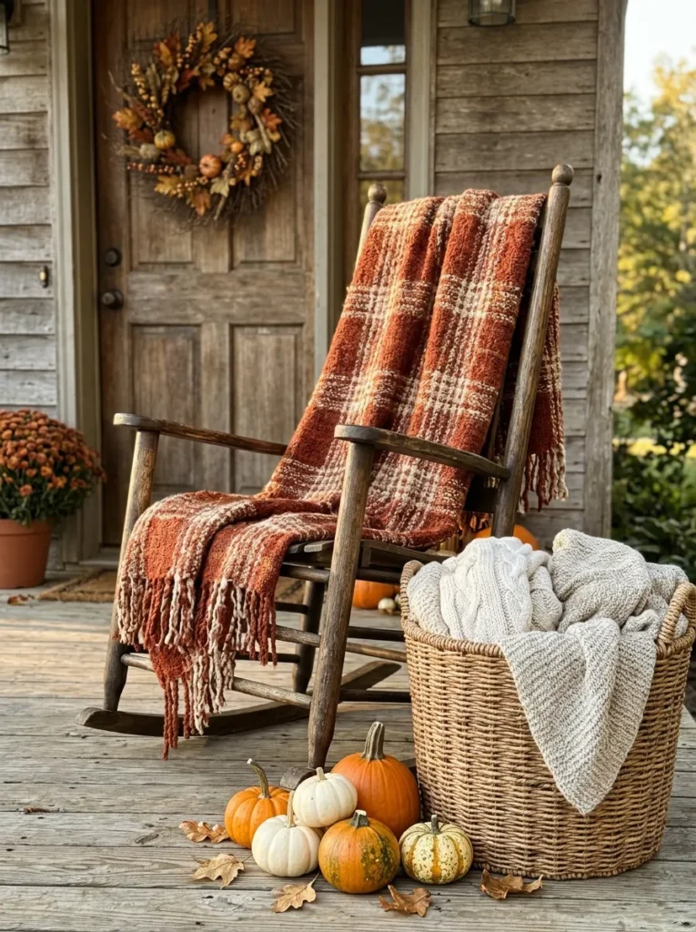 Plaid Porch Blanket