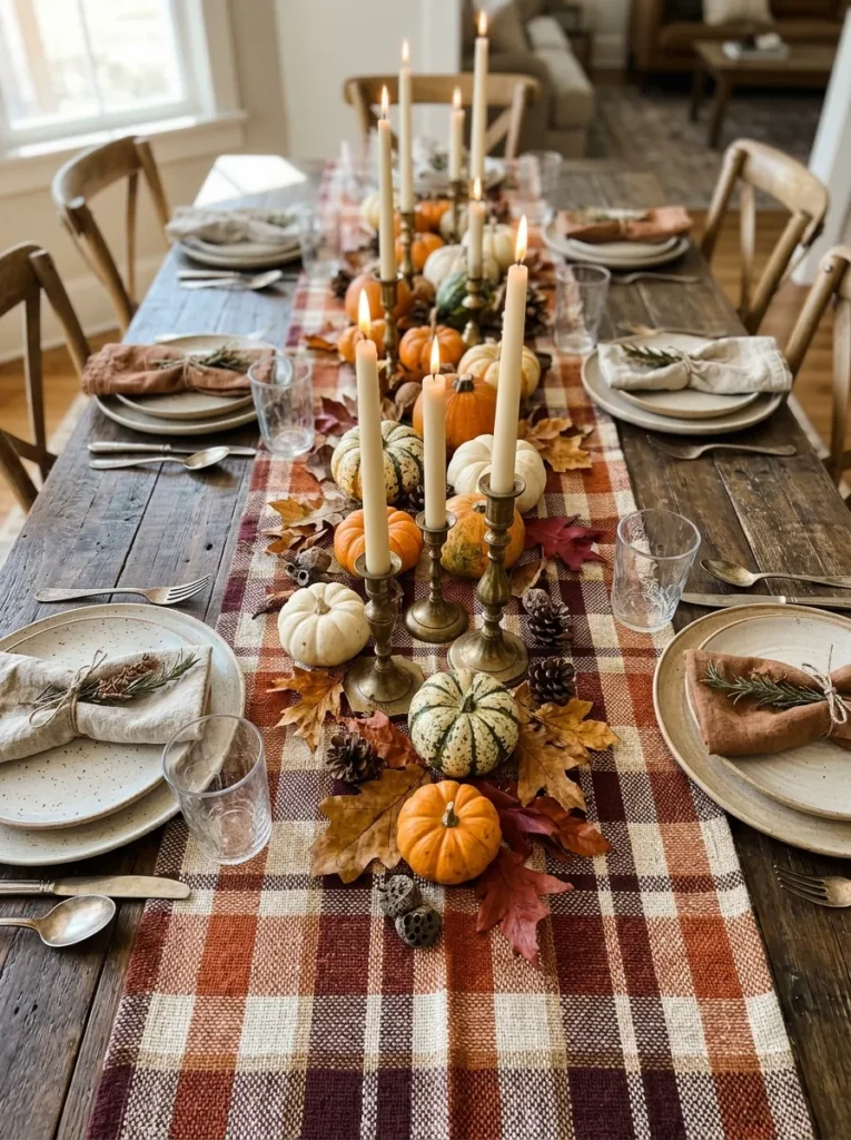 Plaid Table Runner